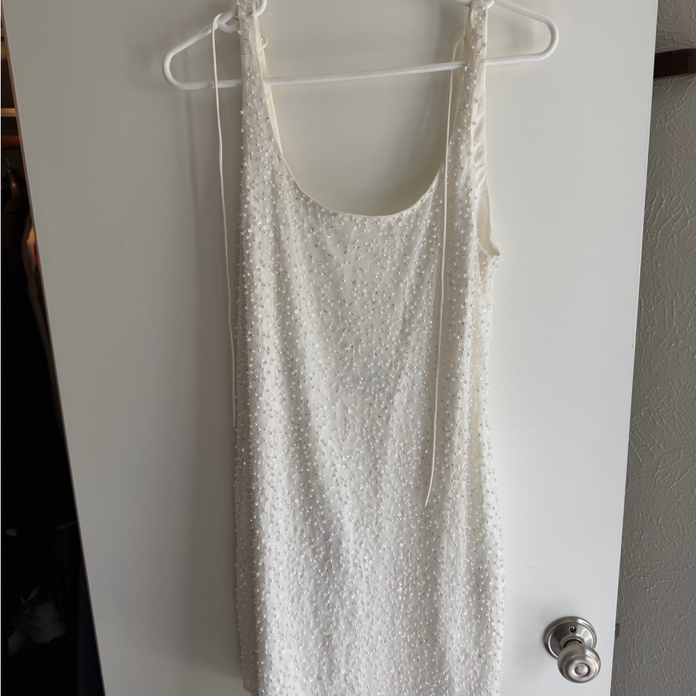 Abercrombie & Fitch White Mini Dress